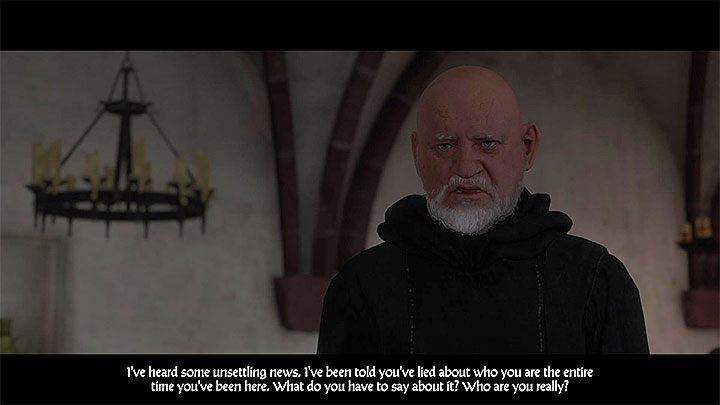 Henryk podejrzewa, że Świętoszek jest jednym z nowicjuszy w klasztorze - Igła w stogu siana | Zadania główne w Kingdom Come - Kingdom Come Deliverance - poradnik do gry