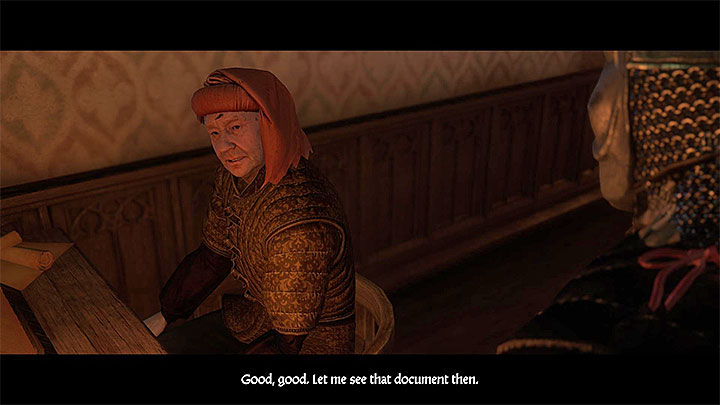 Od Dziwisza otrzymasz buzdygan rządcy (Bailiffs Mace) oraz dokument z obwieszczeniem (Sir Divishs Announcement) - Kingdom Come From the Ashes: Zaginione w lesie - solucja - Kingdom Come Deliverance - poradnik do gry