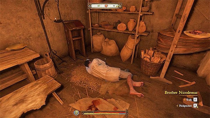 Nikodema odnajdziesz go w infirmarium lub w pokoju ze stanowiskiem alchemicznym - Zaraza - wyleczenie mieszkańców Merchojedów | Zadania poboczne w Kingdom Come - Kingdom Come Deliverance - poradnik do gry