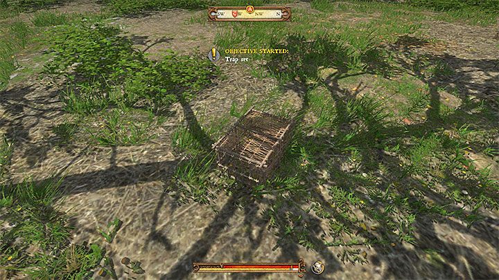 Wyrzucona z inwentarza klatka powinna wylądować na ziemi - przykład na obrazku - Rataje | Zadania poboczne Kingdom Come - Kingdom Come Deliverance - poradnik do gry