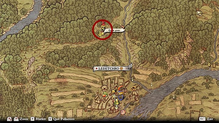 Questu tego nie rozpoczyna się bezpośrednio w Ledeczku - Ledeczko | Zadania poboczne Kingdom Come - Kingdom Come Deliverance - poradnik do gry