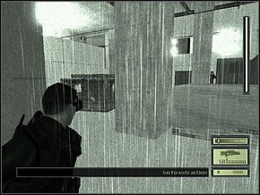 Zdejmij najpierw wojaka, który usadowi się na wprost wejścia, potem jego kolegę z lewej i człowieka w oknie, za nimi - Etap 3 | Kalinatek | Tom Clancys Splinter Cell - Tom Clancys Splinter Cell - poradnik do gry