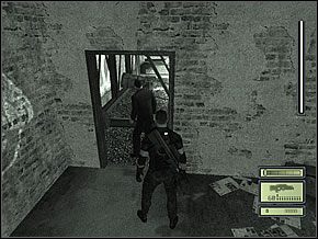 Po rozmowie wejdź na wyższą platformę na wprost drzwi i podejdź do kominka - Etap 1 (1) | Chinese Ambassy | Tom Clancys Splinter Cell - Tom Clancys Splinter Cell - poradnik do gry