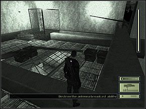 Nie przejmuj się odgłosami zdziwionych jak tylko tu podejdziesz dziwnym hałasem strażników - Etap 1 (1) | Abattoir | Tom Clancys Splinter Cell - Tom Clancys Splinter Cell - poradnik do gry