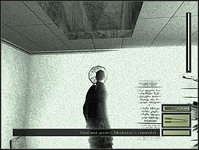Strzel w kamerę, po czym przejdź do drzwi za przeszkodą, tych po lewej - Etap 2 (1) | Defense Ministry | Tom Clancys Splinter Cell - Tom Clancys Splinter Cell - poradnik do gry