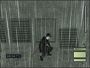 Otwórz klapę w podłodze i wskocz do głównej sali z logo CIA pośrodku - Etap 1 | CIA HQ | Tom Clancys Splinter Cell - Tom Clancys Splinter Cell - poradnik do gry