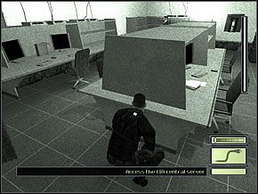 Poczekaj aż zacznie wracać, by po cichu obejść je z lewej - Etap 1 | CIA HQ | Tom Clancys Splinter Cell - Tom Clancys Splinter Cell - poradnik do gry