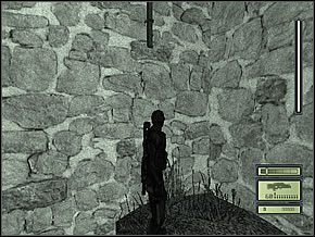By dostać się na rurkę, musisz również wykonać podwójny skok z odbiciem od skały na prawo od niej - Etap 1 (1) | Presidental Palace | Tom Clancys Splinter Cell - Tom Clancys Splinter Cell - poradnik do gry