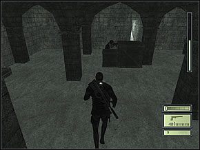 Biegnij nim do znanej Ci już sali i skręć w prawo, do tunelu biegnącego w górę - Etap 2 (2) | Presidental Palace | Tom Clancys Splinter Cell - Tom Clancys Splinter Cell - poradnik do gry