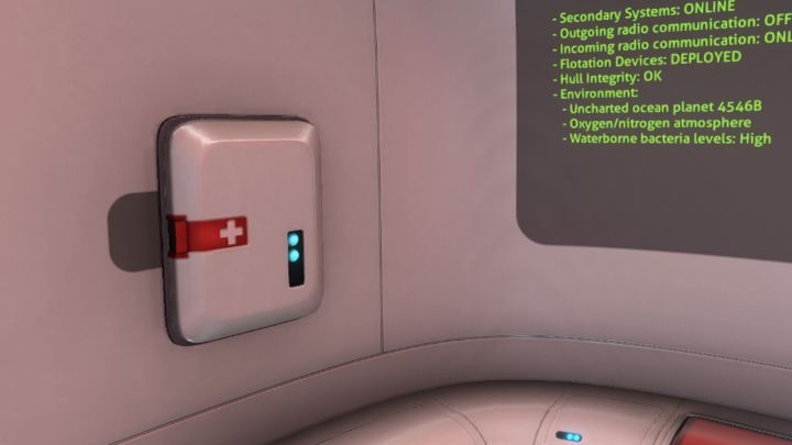 Domyślnie jest on zamontowany w kapsule ratunkowej - Subnautica: Rany/infekcje - jak leczyć? - Subnautica - poradnik do gry