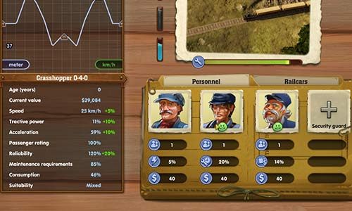 Każdy pociąg może zatrudnić pracowników na 4 unikalnych stanowiskach - Railway Empire: Jak zarabiać? - Railway Empire - poradnik do gry