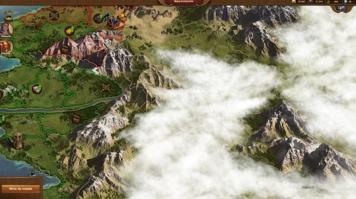 Mapę świata trzeba powoli odkrywać. - Mapa świata w Forge of Empires - Forge of Empires - Poradnik do gry