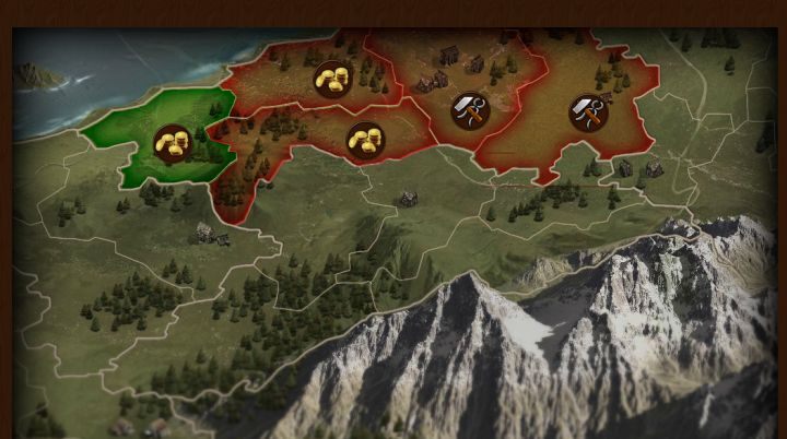 Mapa podzielona jest na prowincje, a te na sektory. - Mapa świata w Forge of Empires - Forge of Empires - Poradnik do gry