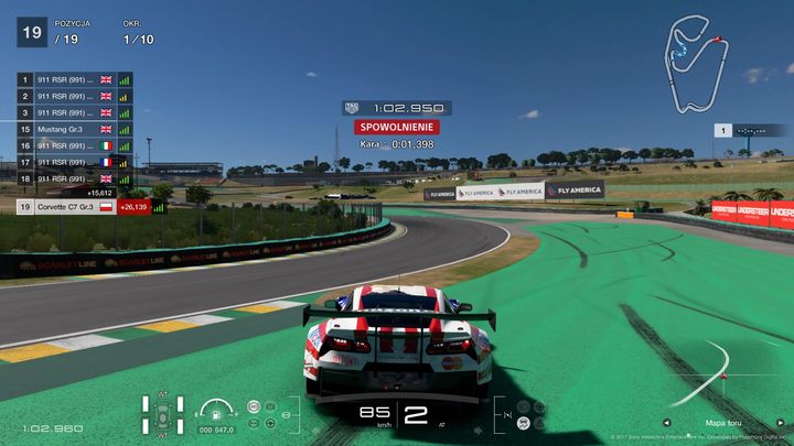 Kara spowolnienia to jeszcze nie koniec świata. Często uda nam się jej pozbyć po prostu jadąc wyścig. - Kary czasowe w Gran Turismo Sport - Gran Turismo Sport - poradnik do gry