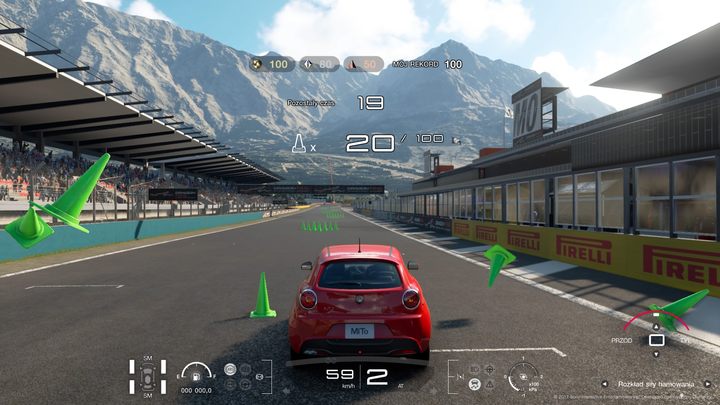 Rozbicie wszystkich pachołków nie jest trudne. - Trofea w Gran Turismo Sport - lista, jak zdobyć trofea? - Gran Turismo Sport - poradnik do gry