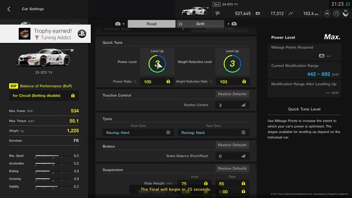 Rodzaj trofeum: Brązowe - Trofea w Gran Turismo Sport - lista, jak zdobyć trofea? - Gran Turismo Sport - poradnik do gry