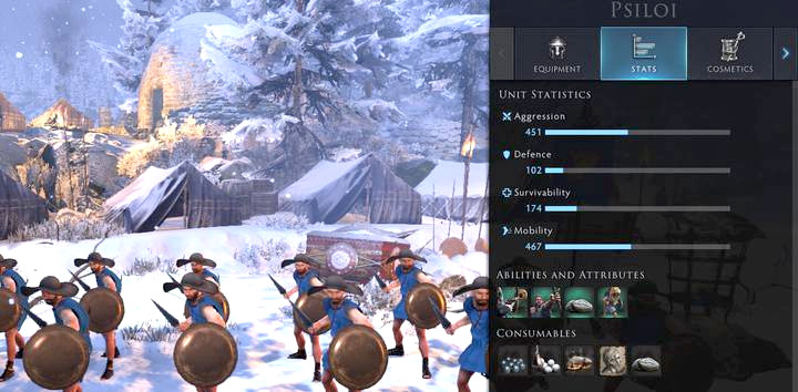 Dodatkowo każda jednostka posiada własne parametry: siłę ataku, pancerz, zdrowie, szybkość - Jednostki i porady w Total War Arena - Total War Arena - poradnik do gry