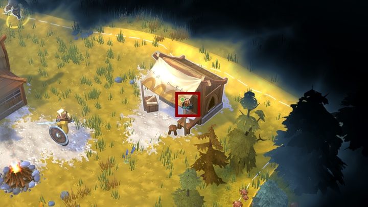 Jeśli w danym budynku istnieje możliwość zatrudnienia, to kursor zmieni się na zaznaczoną ikonę. - Jak przypisać mieszkańca do określonej pracy w Northgard? | FAQ - Northgard - poradnik do gry