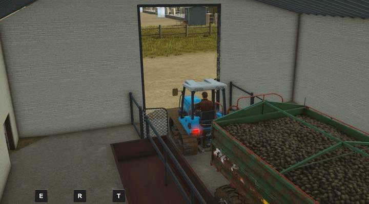Możesz wysypać ziemniaki w oborze, by nakarmić w ten sposób świnie tańszą i naturalną metodą - Hodowla bydła i trzody w Pure Farming 2018 - Pure Farming 2018 - poradnik do gry