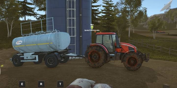 Mleko możesz sprzedać do mleczarni - Hodowla bydła i trzody w Pure Farming 2018 - Pure Farming 2018 - poradnik do gry