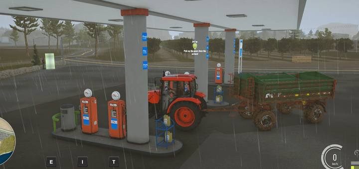 Każdy z pojazdów możesz zatankować na dowolnej stacji benzynowej - Konserwacja pojazdów, naprawa maszyn w Pure Farming 2018 - Pure Farming 2018 - poradnik do gry