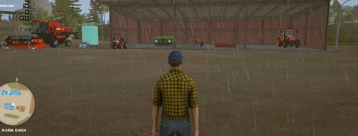 Zespół maszyn startowych nie jest duży, ale z czasem otrzymasz kilka darmowych maszyn, a inne zakupisz w sklepie - Tryb fabularny w Pure Farming 2018 - Pure Farming 2018 - poradnik do gry