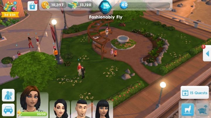 W Nabrzeżu możesz spotkać się ze znajomymi bądź podjąć jeden z dwóch nowych zawodów - Nabrzeże i kariera naukowca w centrum naukowym - The Sims Mobile - poradnik do gry