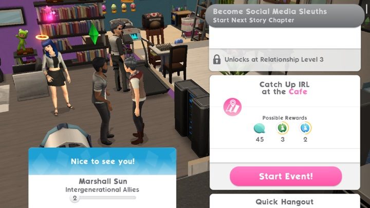 Dodatkowo historie te dodają nowe wydarzenia - Rodzinna rywalizacja i Lepiej późno niż wcale w The Sims Mobile - The Sims Mobile - poradnik do gry
