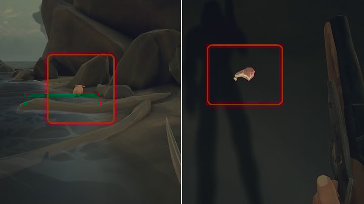 Gdy znajdziesz mniejsze zwierzę, które chcesz upolować musisz liczyć się z tym, że od razu wyczuje o co Tobie chodzi i zacznie uciekać - Sea of Thieves: Łowienie ryb, polowanie - Sea of Thieves - poradnik do gry