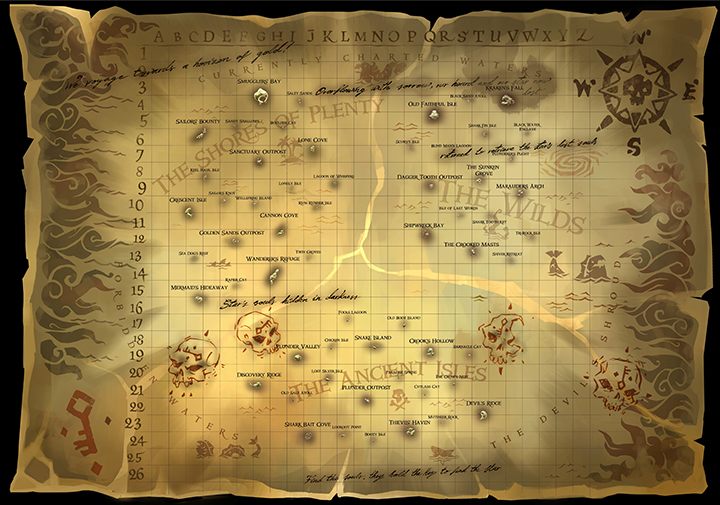 Nie musisz od razu wybierać misji do wykonania - równie dobrze możesz żeglować i zwiedzać świat w Sea of Thieves. - Sea of Thieves: Eksploracja świata - Sea of Thieves - poradnik do gry