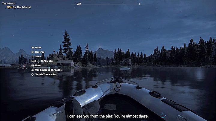 To finałowe zadanie od Skylar, które związane jest z wyłowieniem tytułowej legendarnej ryby zwanej Admirałem - Misje poboczne | Góry Whitetail | Solucja Far Cry 5 - Far Cry 5 - poradnik do gry