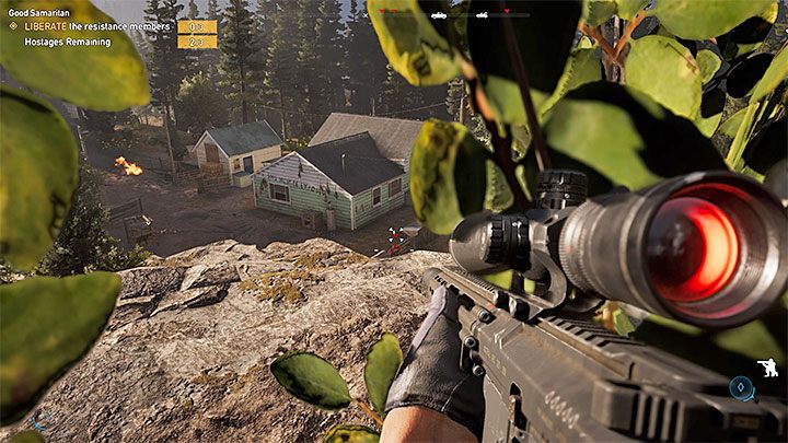 Far Cry 5 pozwala na uczestniczenie w bezpośrednich wymianach ognia (niekiedy jest to zresztą wymagane do ukończenia misji), ale wzorem poprzednich odsłon cyklu zachęca też do prowadzenia działań z ukrycia - Porady na start w Far Cry 5 - Far Cry 5 - poradnik do gry