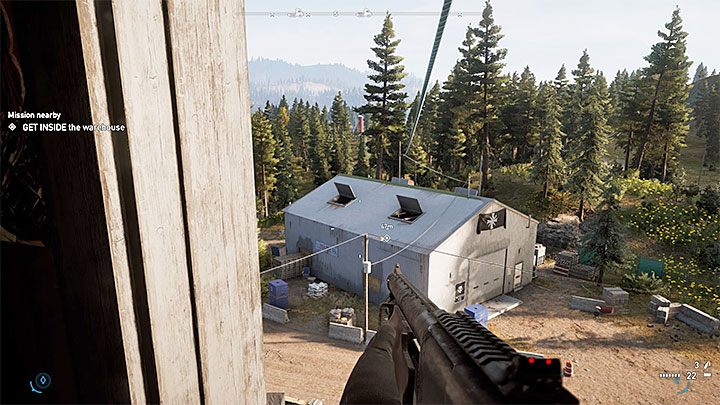 Misję możesz rozpocząć dopiero po wyzwoleniu miasteczka Falls End w Dolinie Holland - Owdawiacz | Dolina Holland | Solucja Far Cry 5 - Far Cry 5 - poradnik do gry