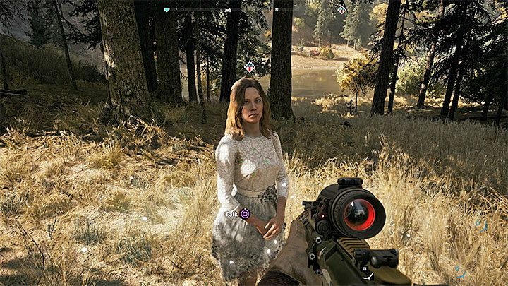 To ostatnie nietypowe spotkanie z Faith przed rozegraniem finałowej konfrontacji z jej udziałem - Skok Wiary, W niewiedzy błogość | Rzeka Henbane | Solucja Far Cry 5 - Far Cry 5 - poradnik do gry