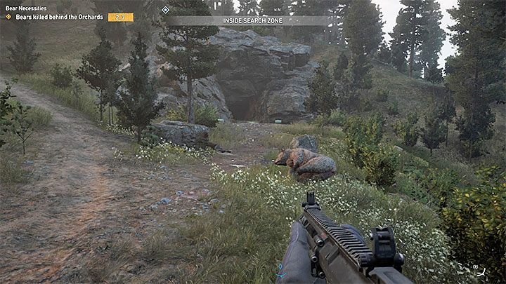 Od jednej z osób na terenie zakładu dowiesz się o problemach z niedźwiedziami - Misje Poboczne | Dolina Holland | Solucja Far Cry 5 - Far Cry 5 - poradnik do gry