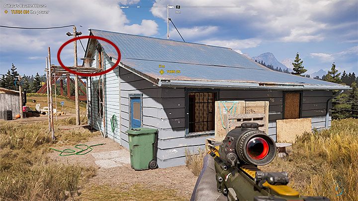 Zainteresuj się budynkiem mieszkalnym sąsiadującym z Nawiedzonym Domem - Lokacje kultu i skrytki prepperskie | Dolina Holland | Solucja Far Cry 5 - Far Cry 5 - poradnik do gry