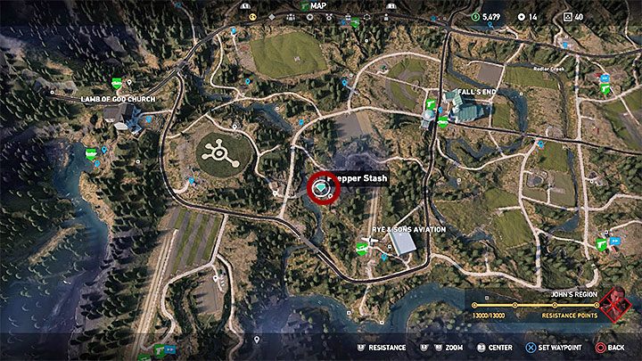 To jedna ze skrytek prepperskich w Dolinie Holland - Lokacje kultu i skrytki prepperskie | Dolina Holland | Solucja Far Cry 5 - Far Cry 5 - poradnik do gry