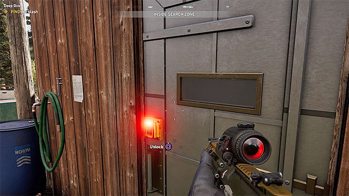 Odszukaj na terenie gospodarstwa właz prowadzący do zalanego bunkra - Lokacje kultu i skrytki prepperskie | Dolina Holland | Solucja Far Cry 5 - Far Cry 5 - poradnik do gry