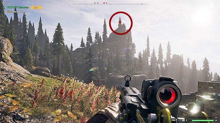 Do pojedynku z Jacobem Seedem nie dojdzie od razu po rozpoczęciu finałowych zmagań w Górach Whitetail - Jacoba Seed - pojedynek z bossem w Far Cry 5 - Far Cry 5 - poradnik do gry