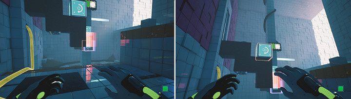 Zamień biegun dalszego magnesu na niebieski - Chapter 7 - The Edge - Solucja Q.U.B.E. 2 - Q.U.B.E. 2 - poradnik do gry