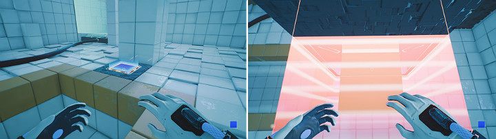 Stwórz na ziemi niebieską kostkę - Chapter 7 - The Edge - Solucja Q.U.B.E. 2 - Q.U.B.E. 2 - poradnik do gry