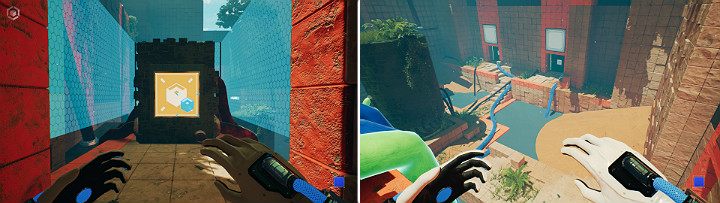 Aktywuj komputer i zeskocz na dół - Chapter 9 - Memories of God - Solucja Q.U.B.E. 2 - Q.U.B.E. 2 - poradnik do gry