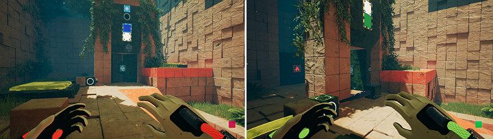 Kula zostanie wyrzucona do przodu i otworzy drzwi - Chapter 9 - Memories of God - Solucja Q.U.B.E. 2 - Q.U.B.E. 2 - poradnik do gry