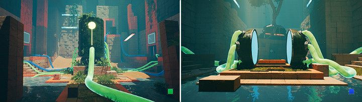 Reaktor został w pełni naładowany więc możesz wrócić do lokacji z teleporterem - Chapter 9 - Memories of God - Solucja Q.U.B.E. 2 - Q.U.B.E. 2 - poradnik do gry