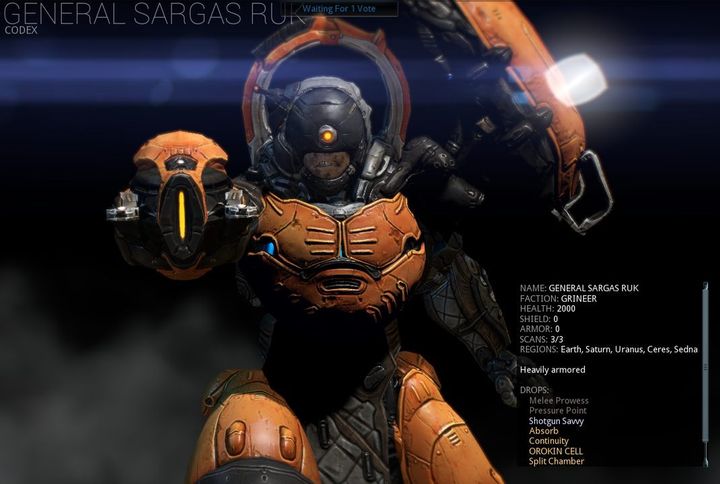 1 - Generał Sargas Ruk - bossowie w Warframe - Warframe - poradnik do gry