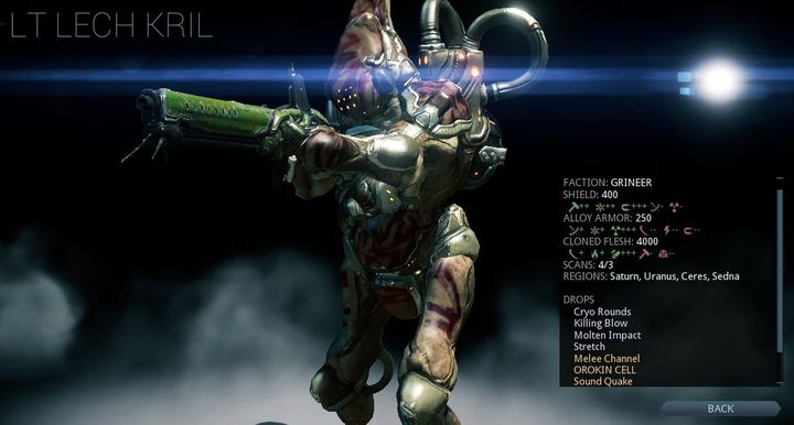 1 - Porucznik Lech Kril - bossowie w Warframe - Warframe - poradnik do gry