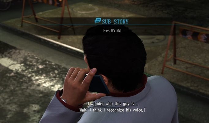 Gra zawsze wyświetla komunikat na ekranie o rozpoczęciu pobocznego questu i możesz je też śledzić z poziomu menu pauzy - Yakuza 6: Trofea - Yakuza 6: The Song of Life - poradnik do gry
