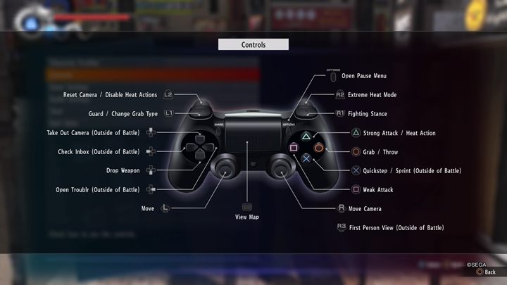 Przycisk - Yakuza 6: Sterowanie - Yakuza 6: The Song of Life - poradnik do gry