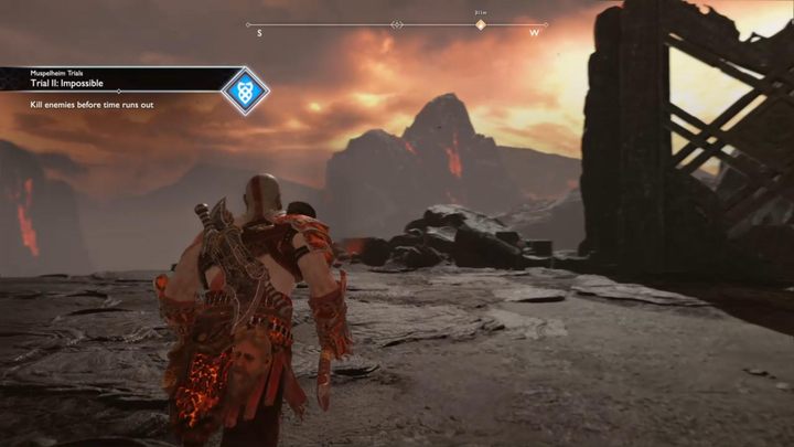 Komentarz: W Muspelheim czekają na ciebie miecze i wyzwania, które polegają na wygraniu potyczek w określony sposób - God Of War: Przysługi - spis wszystkich zadań - God Of War - poradnik do gry