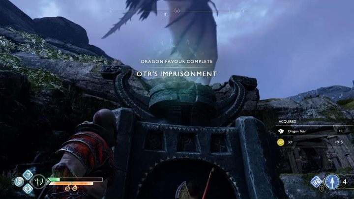 Nagrody za wykonanie zadania: Rzadkie zaklęcie, smocza łza, 615 XP - God Of War: Uwolnij smoki - lista, porady - God Of War - poradnik do gry